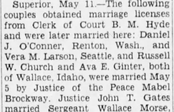 Clipping from The Missoulian